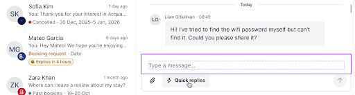 quick replies 2
